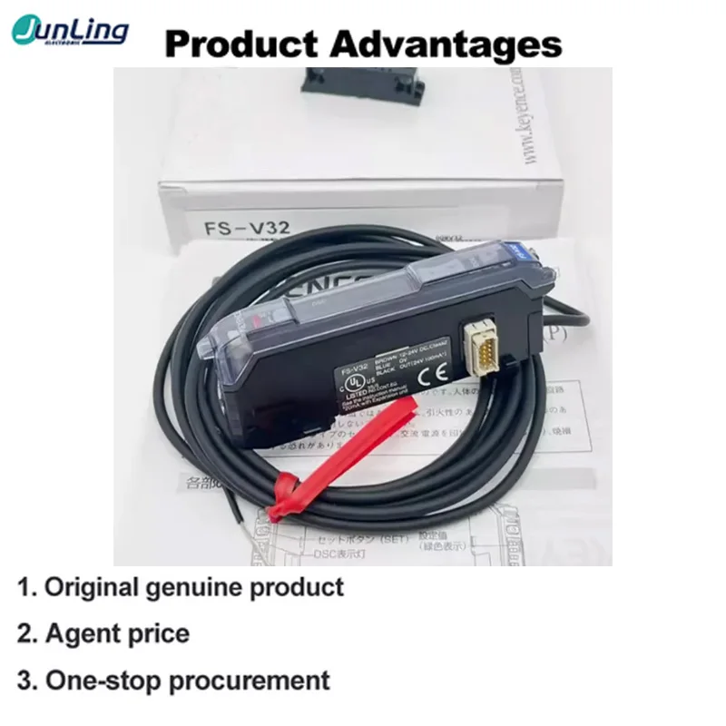 Keyence FS-V31 Digital Fiber Optic Sensor for Intensity Detection