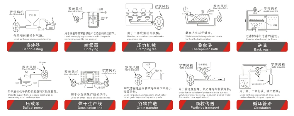 Roots Blower, FUTI, TWO, BLADES, HORIZONTAL - detail 18