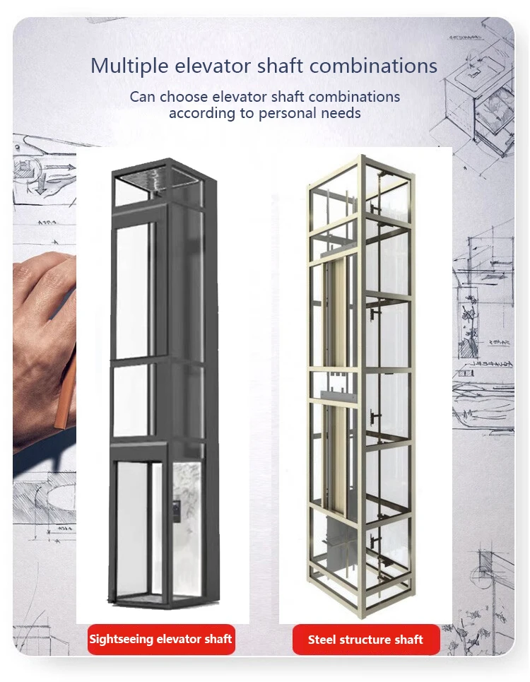 Cheap Lift Elevator Residential House Electric Small Home Elevator ...