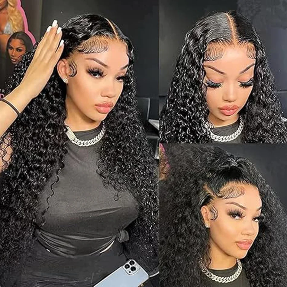 Water Wave Echthaar Tressen Für Damen Natürlich Lockiges Haar_voghion.com