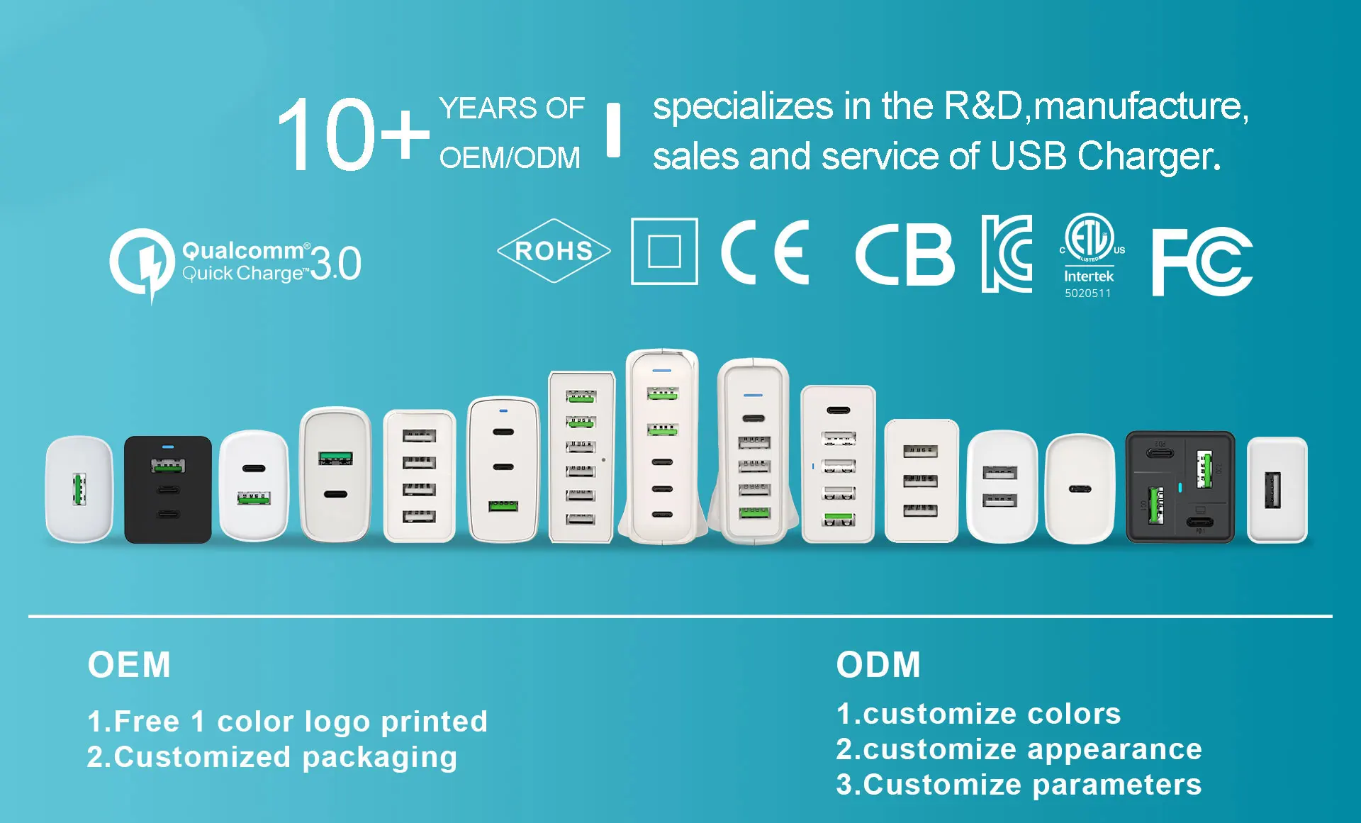 5 Port Portable Laptop Foldable Original Mobile Charger Accessories For Desktop Huawei Iphone 11