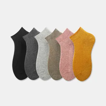 Girls 100% Cotton Socks Women Custom Logo High Quality Designer Socks