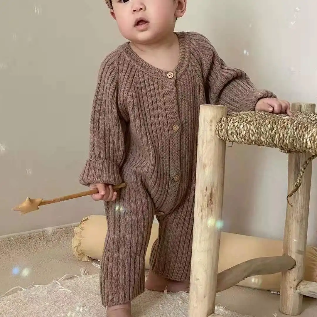 Лидер продаж 100% хлопок детский трикотажный комбинезон с длинными рукавами и длинные