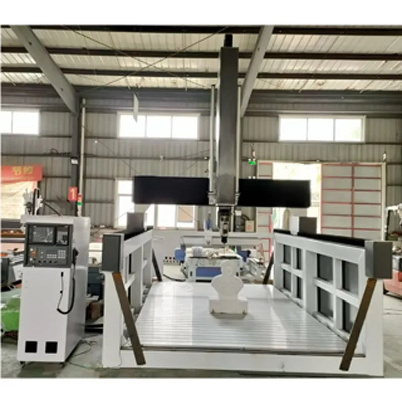 Fast Delivery 3D Sculpture Cnc Router Wood Foam Eps Mold Engraving 5 Axis Milling Making Machine 5 Axis Milling Machine