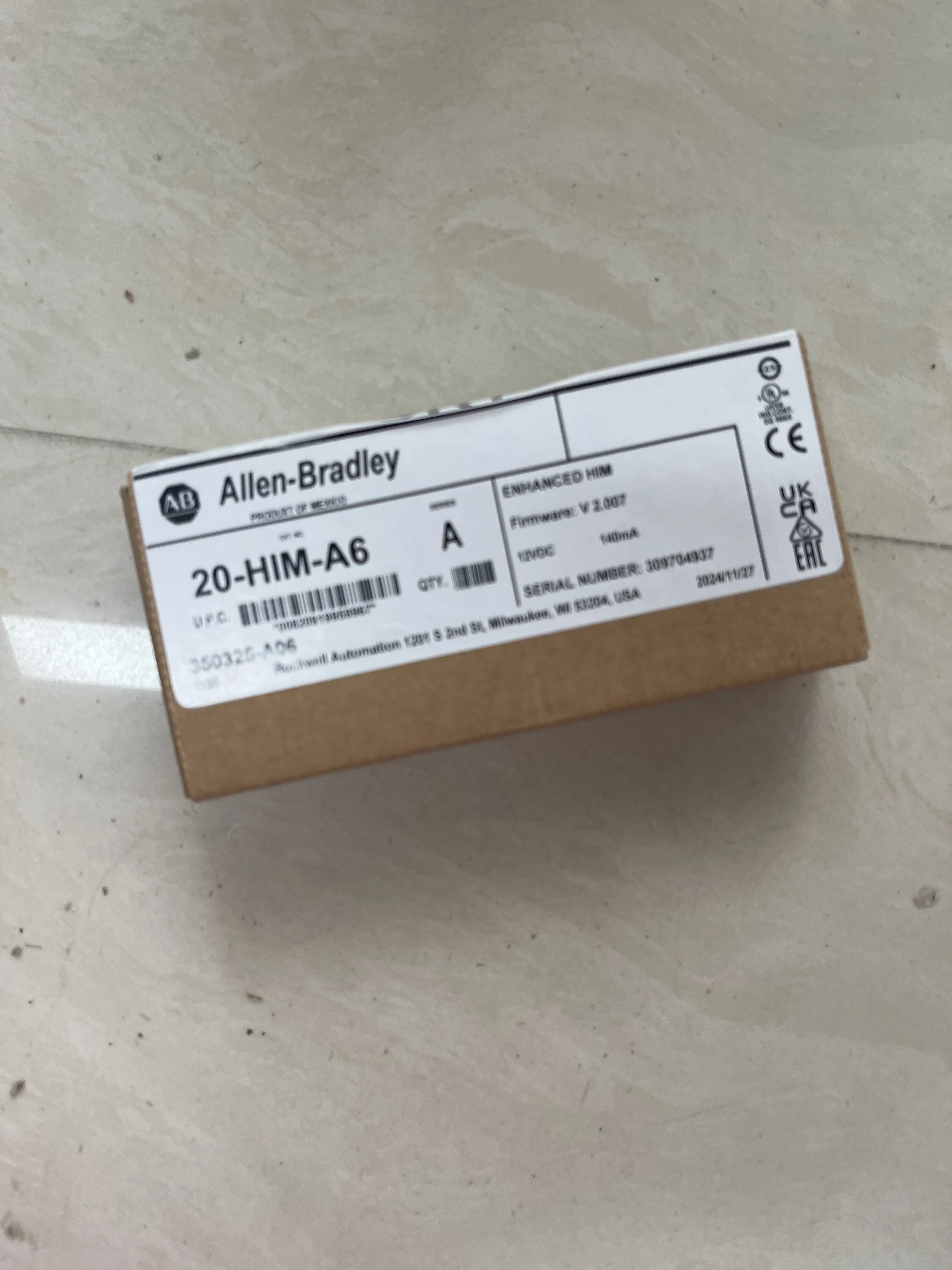 Allen-Bradley PowerFlex 750 Enhanced Human Interface Module HIM 20-HIM-A6 Allen-Bradley PowerFlex 750 Enhanced Human Interface Module HIM 20-HIM-A6