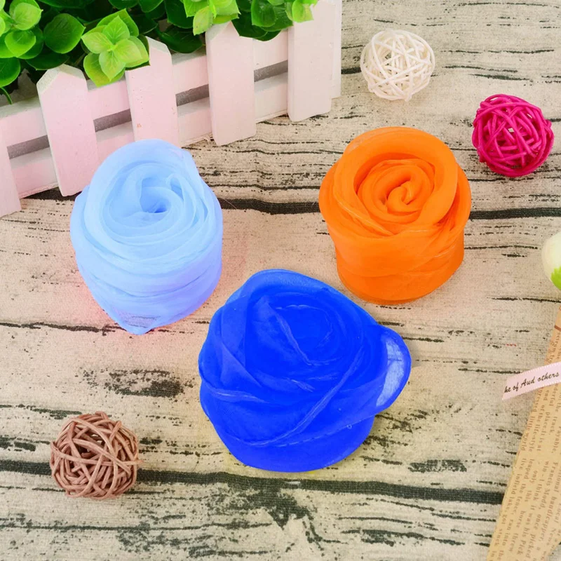 Gradient Small Scarf Dance Performance Props Kindergarten Colorful Gift Scarf