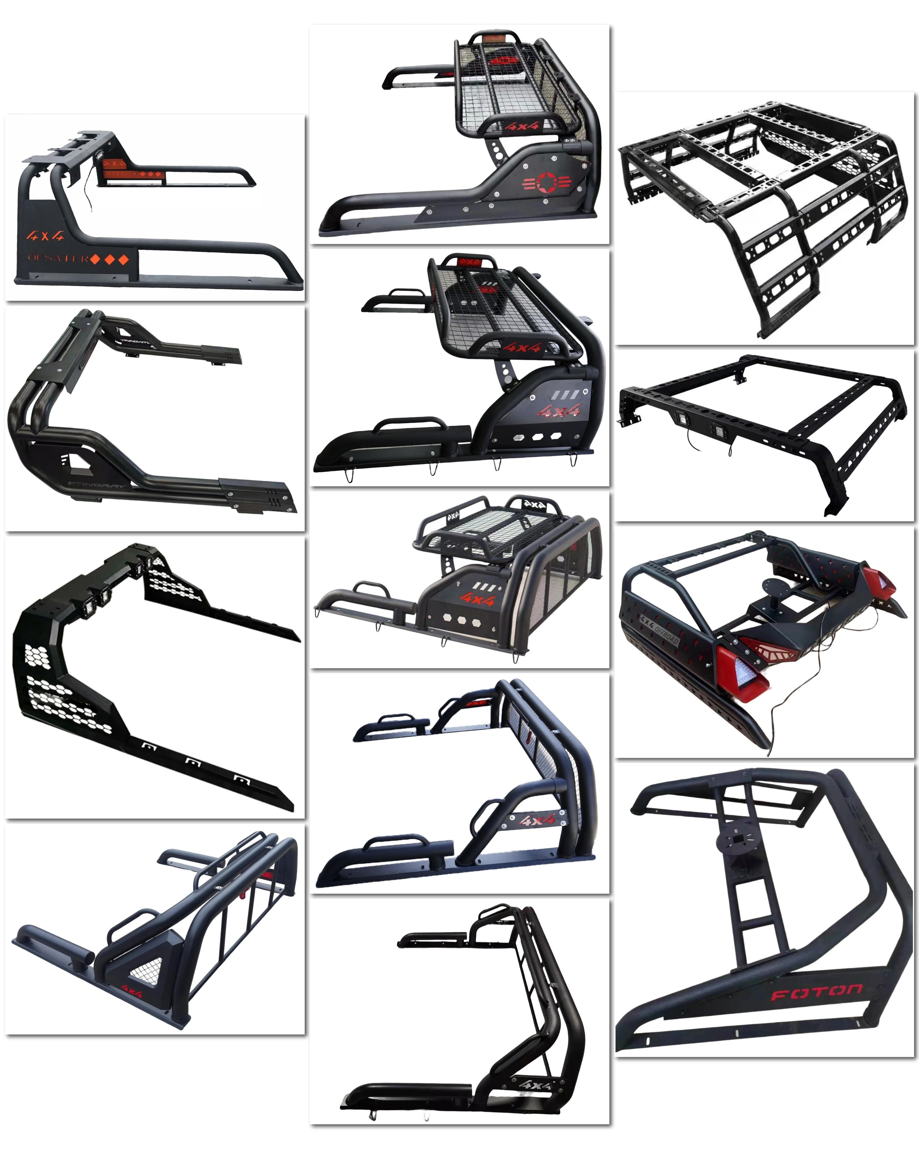 Car Pickup Trucks Bed External Accessories Universal Roll Sport Bar For