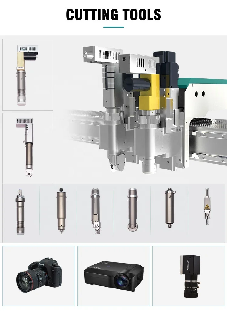AOL Ultrasonic Driven Rotary Knife Auto Leather Garment Computer Controlled Pvc Fabric Cutter Machines Cnc Table Cutting Machine