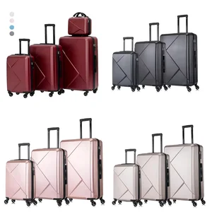 Large Capacity ABS Trolley Luggage Durable Hard Suitcase Carry on Suitcase Set Travel Boarding Luggage With Wheels