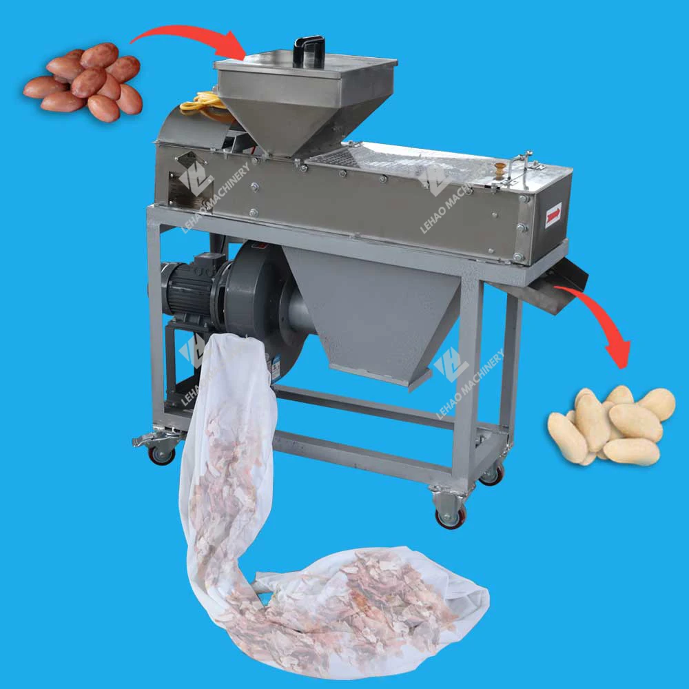 Automatic Roasted Peanut Peeling Machine South Africa Wheat Soybean Turkey Philippines for Peanut Processing Factory Kyrgyzstan