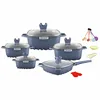 Set di 25 pentole antiaderenti viola