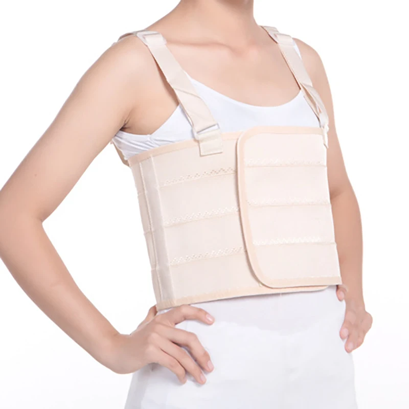 Women Men Chest Sternum Rib Fracture Fixation Belt Wrap Flare Injury