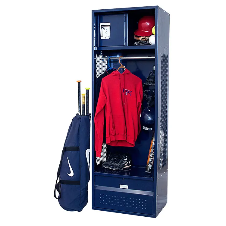 Luoyang Open Front Style Baseball Football Basketball Cabinet Furniture Metal Room Furniture Steel Locker Shelf Sports Lockers