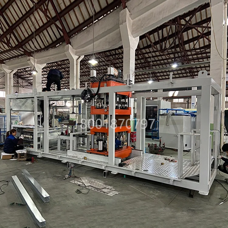 Full Automatic Thermoforming Machine With Punching Faction  Making  PP PET PS Plastic Fruit  Containers