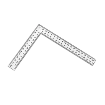 200x150mm stainless ruler Measuring Square  carpentry square right angle ruler gauging tools  carpentry tool