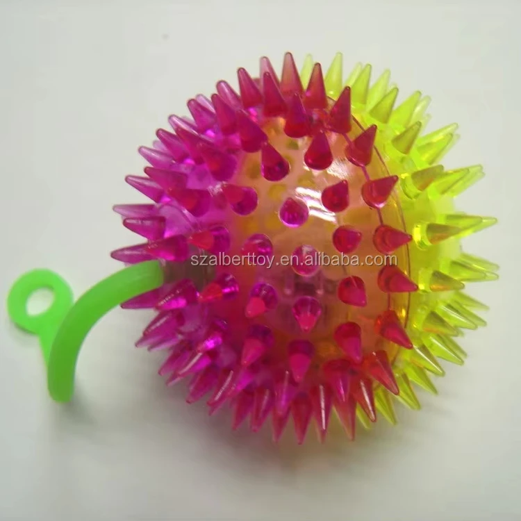 yoyo Two Tone Flash Spiky Bounce Ball