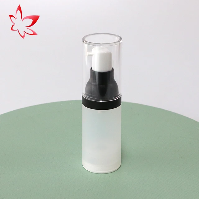 cost effective hot sale black resistant luxury airless pump bottle with pump 100ml 30ml 200ml 50ml