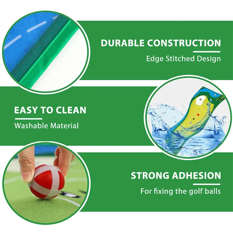 123sports Portable Golf Hitting Putting Mat For Practice Buy Pgm Golf