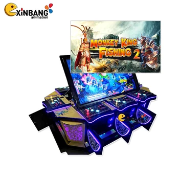 Newest Fishing Hunter Game Board Software 2/4/6/8/10 Players Monkey King Fishing 2 Arcade Fish Game