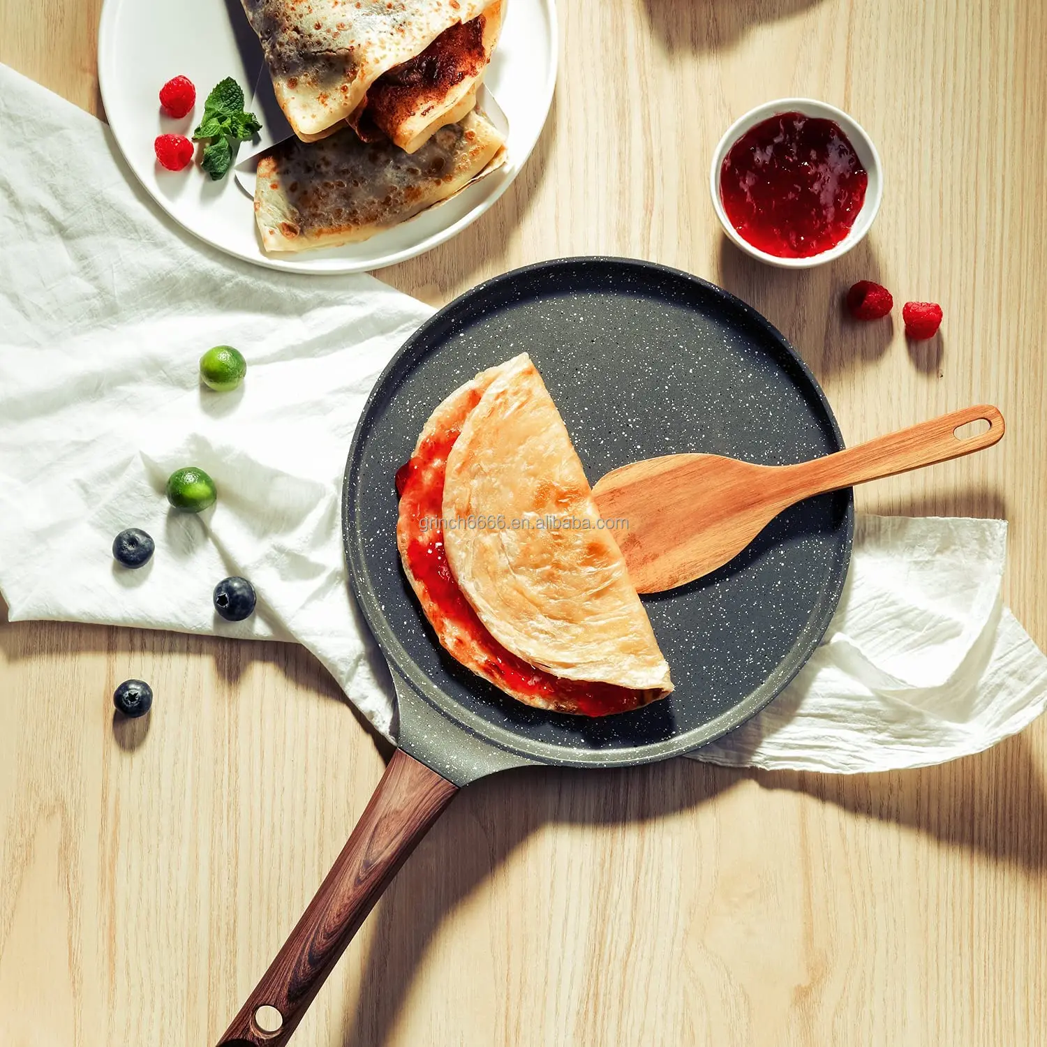 2022 non stick crepe pan swiss