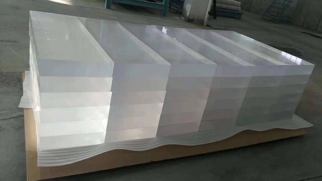 Translucent Pmma Chinaplas Clear Translucent 20mm 30mm 50mm 100mm Thick Cast Acrylic ...