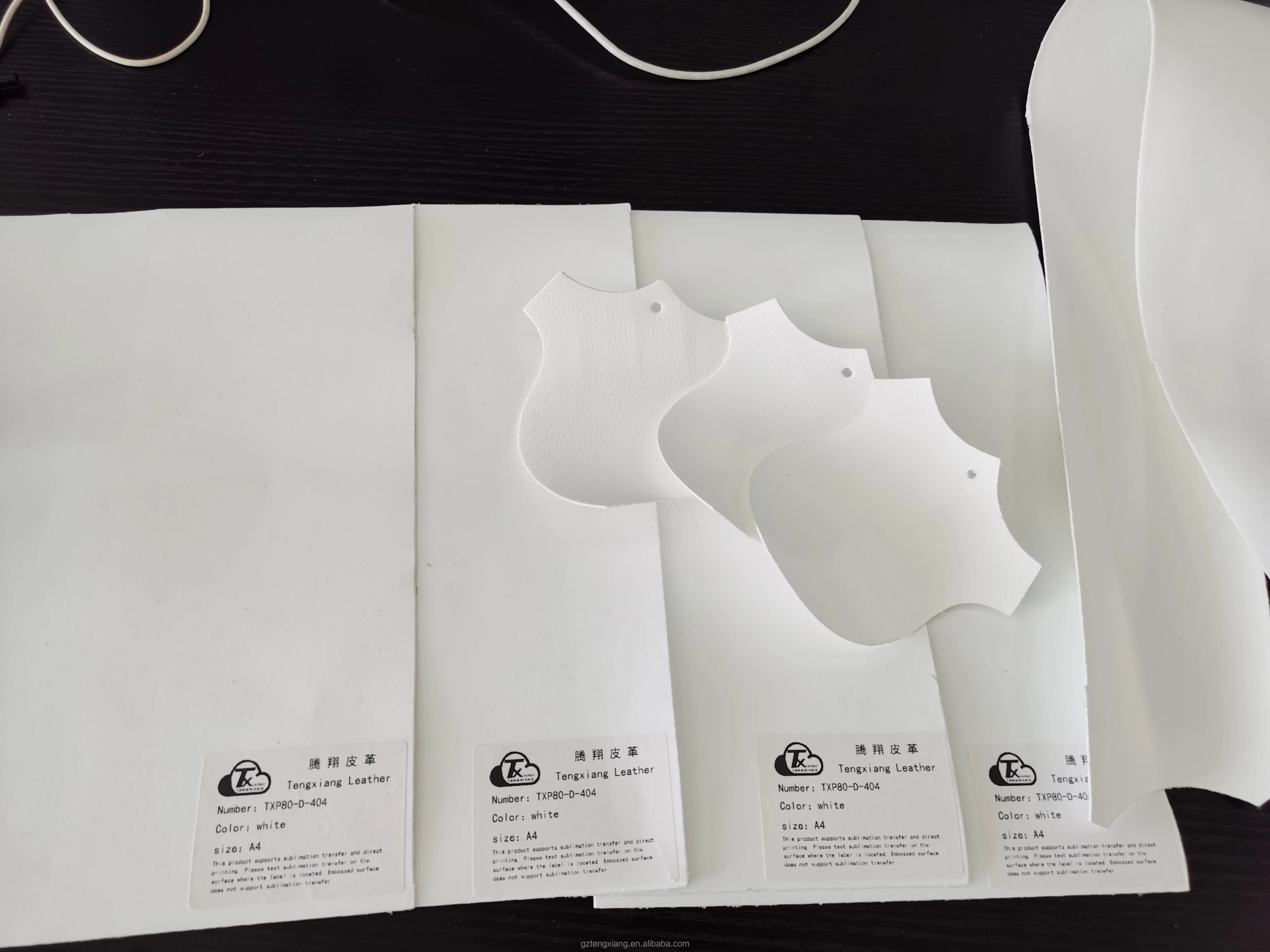 Sublimation Blanks Leather Sublimation Transfer Printing Leather Material  PU Synthetic Leather for Printing