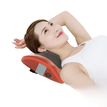 Best Seller Shoulder and Neck Massager Portable Massage Pillow Heating Shiatsu Office Home Travel