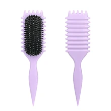 Surprise Price  Bristle Mix Nylon Styling Tools Blue  Boar Bristle Hair Brush