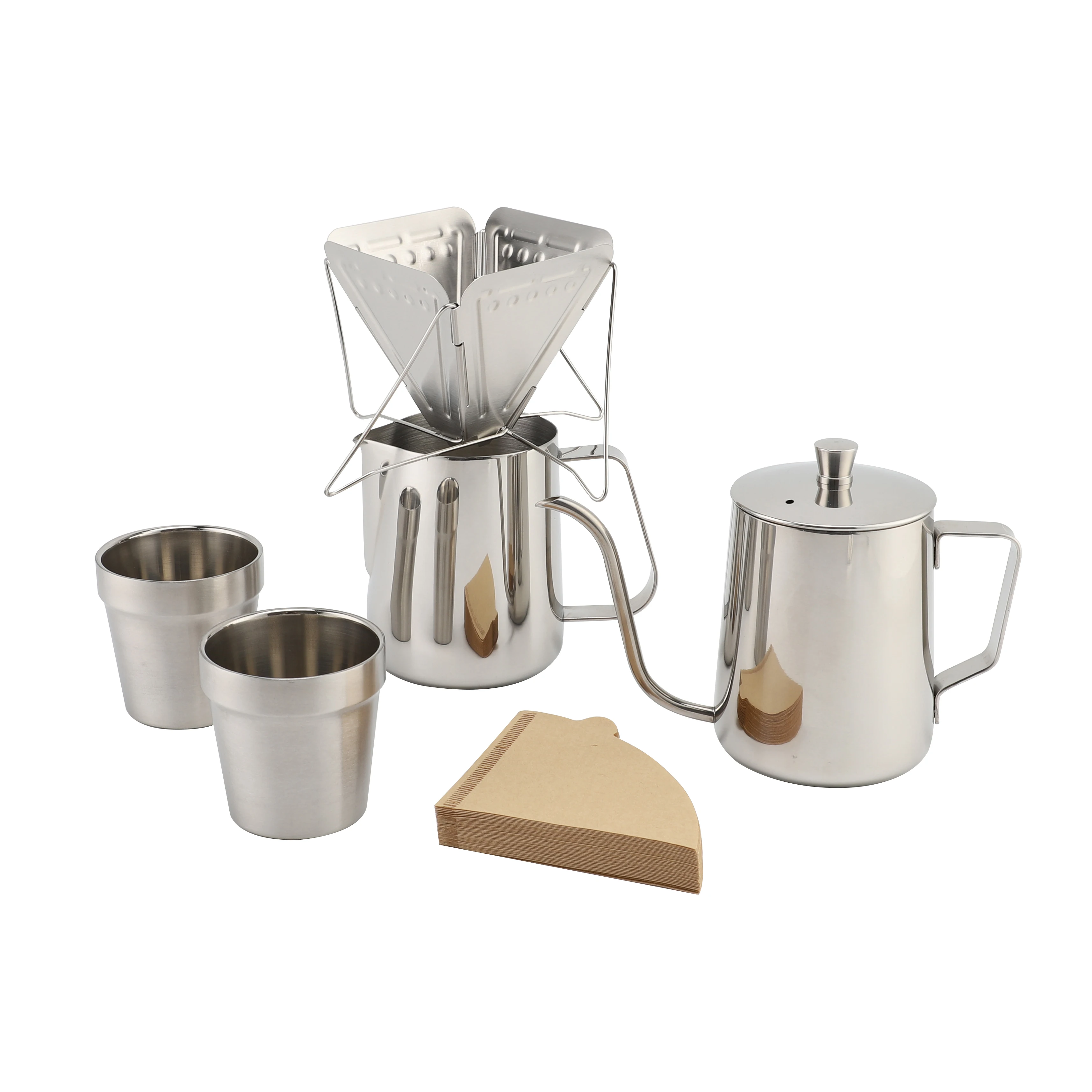 Custom Hot Sale Portable Coffee Maker Set Pour Over Drip Coffee Set