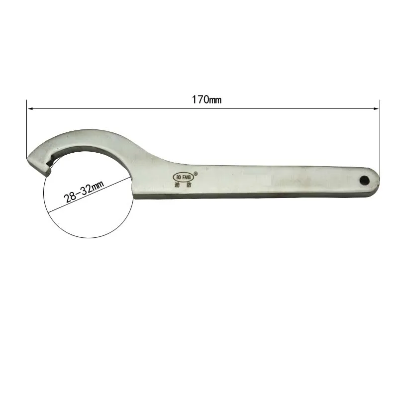 304 Stainless Steel Anti-Magnetism Corrosion Resistance High-Temperature Hook Wrench Rustproof Forging Services Product supplier