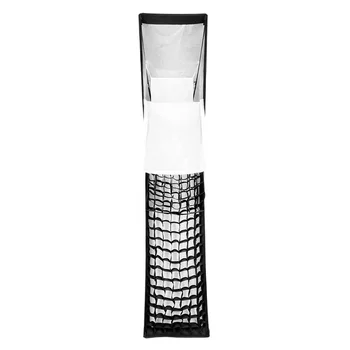 Kaliou 14"x 63" 35x160cm Strip Beehive Honeycomb Grid Softbox for Photo Strobe Studio Flash Softbox Bowens Mount detail image