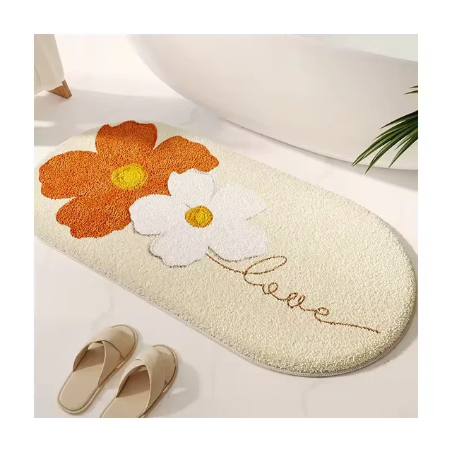 washable doormats for home with rubber backing and customize logo for outdoor and indoor