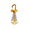 Fish Bone Clips - Gold