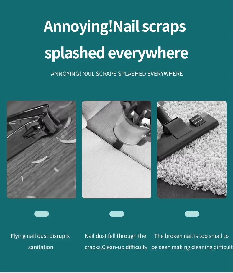 UUYP Best Selling Anti-Slip Matte Complete Portable Sharp Nail Trimming Cutter for Fingernail Toenail 2Pcs/Set Nail Cutter Haea77180a4b04a51be446b2cf0322bafj