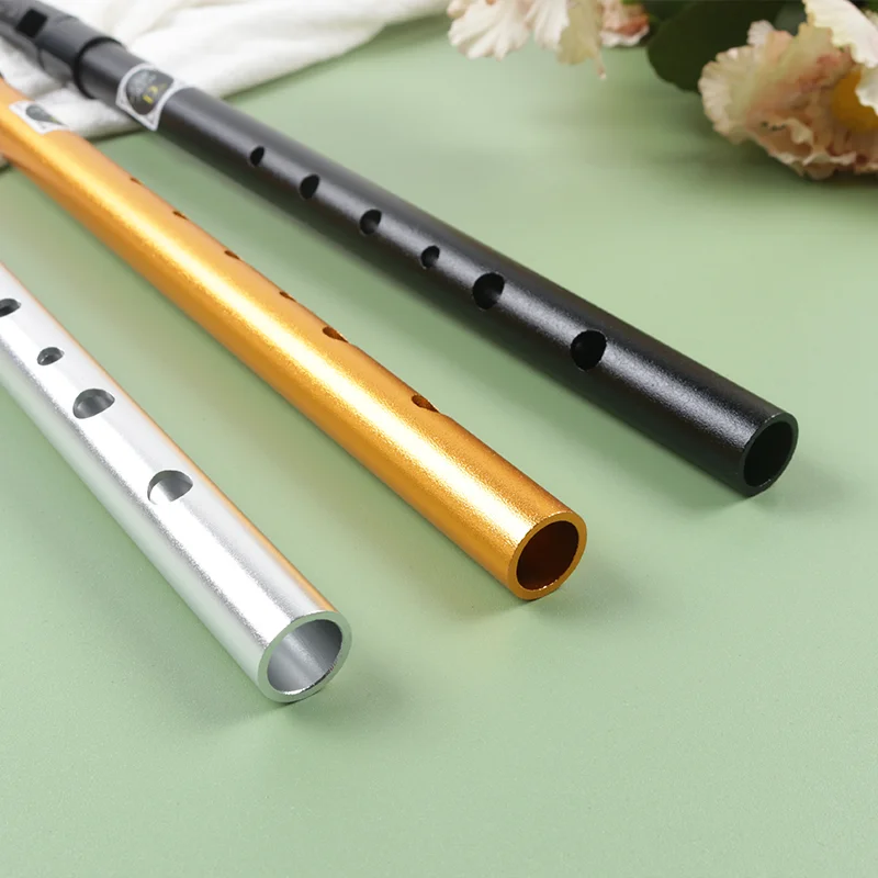 6 Holes Copper Traditional Irish Whistle Flute C/D Key Flute Chanter Mini Pocket Musical aperçu 6
