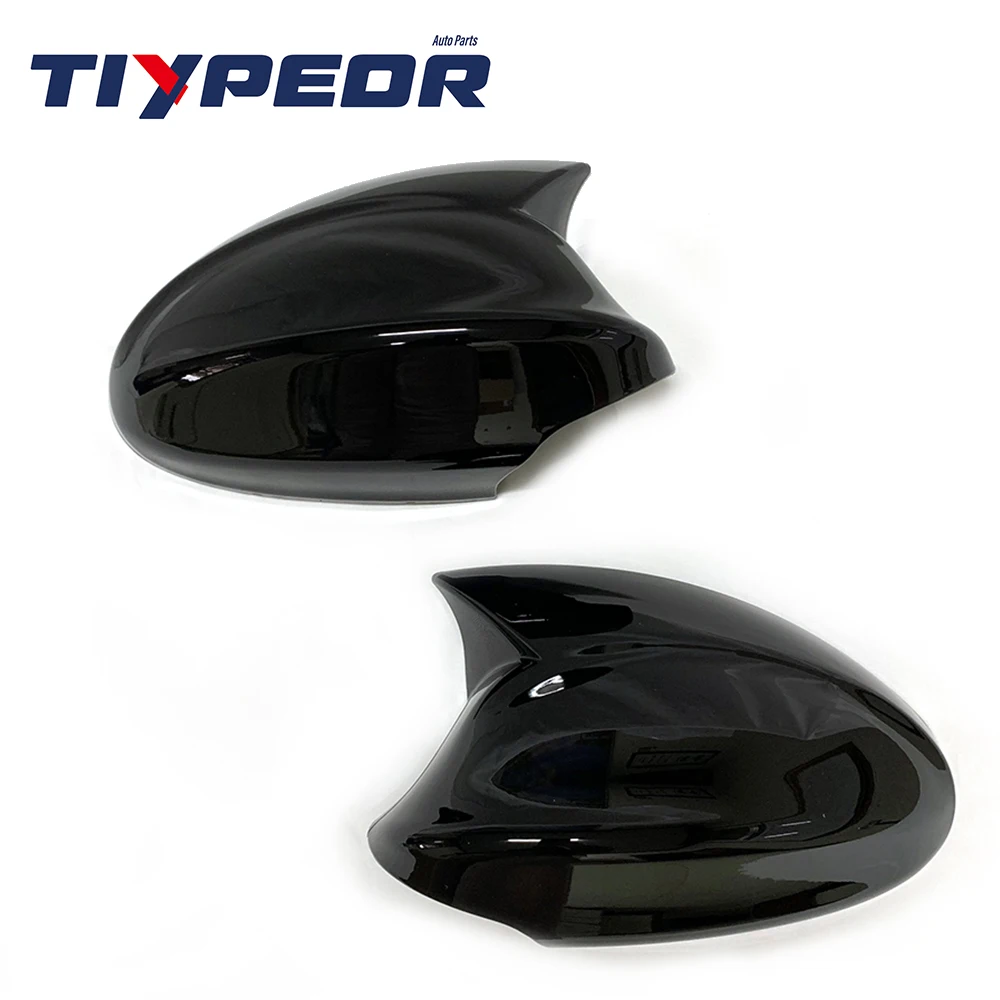 product tiypeor high quality ox horn style mirror cover for bmw 3 series e90 2005   2007  car parts replacement rearview mirror cover-3