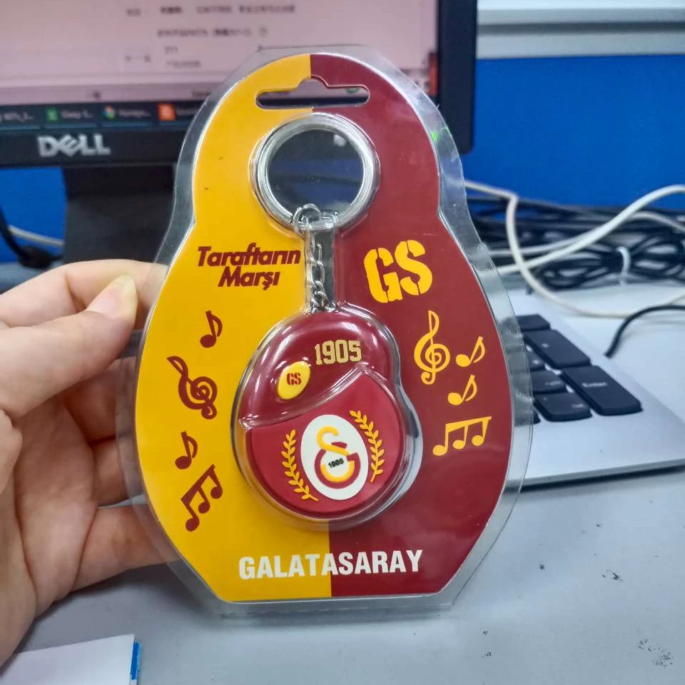 Talking Keychain/keyring/sound Keychain Funny 6 Button Custom Logo