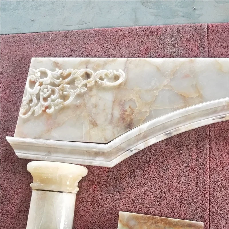 product light green white onyx for interior background wall design and tv cabinet decoration-3