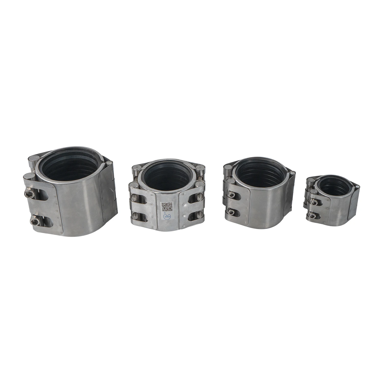 Morsetto Riparazione Tubi Romac Acciaio Inox - Diametro 4,40-4,85 - Lunghezza 12''