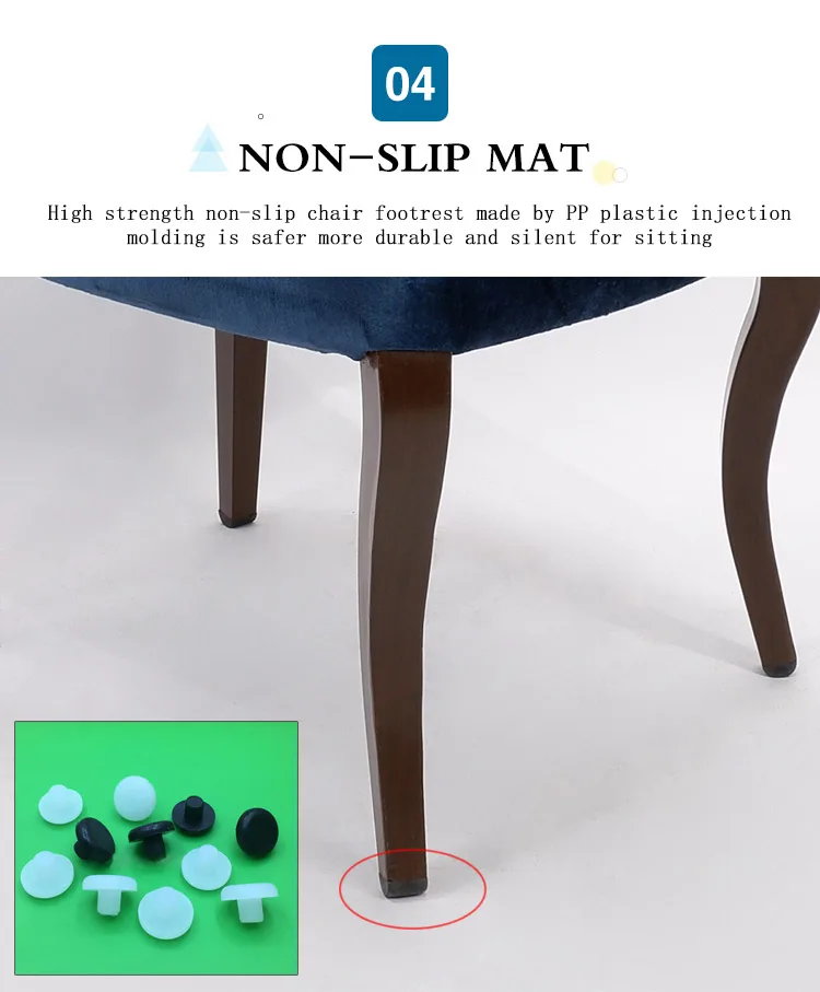 blue velvet dining chairs