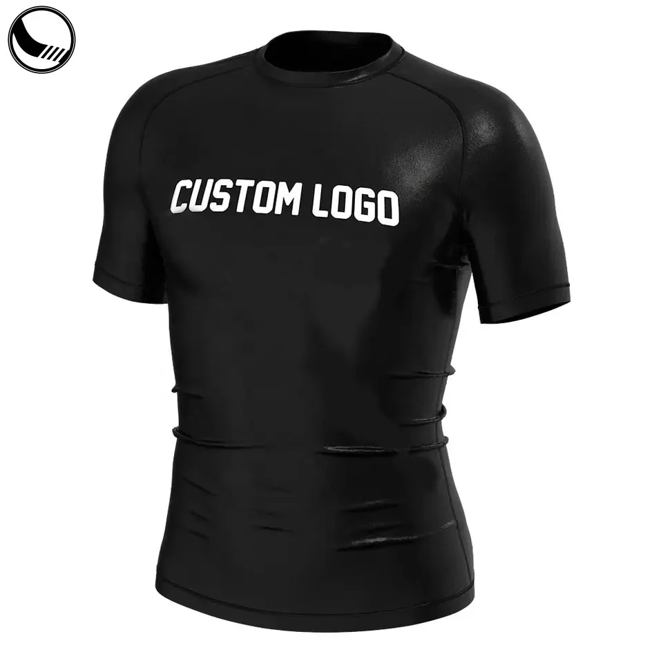 Compression Men Rash Guard Wholesale Sportswear for Unisex Customer OEM Adults Modern Spandex