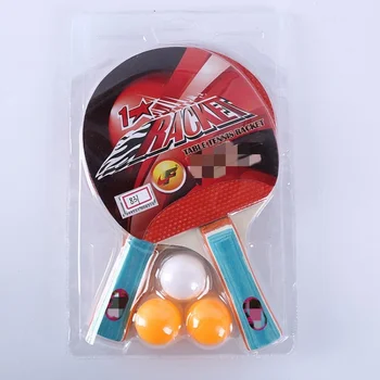 Wholesale Factory Supply Table Tennis Racket Set with 2 Rackets and 3 Balls