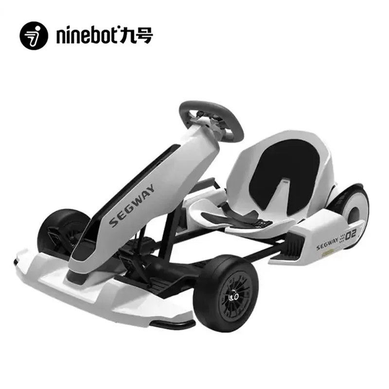 2024 Ninebot Go Kart Kit Electric Go Kart with Mini Pro Rear Board  Racking Go Karting for Kids Adults