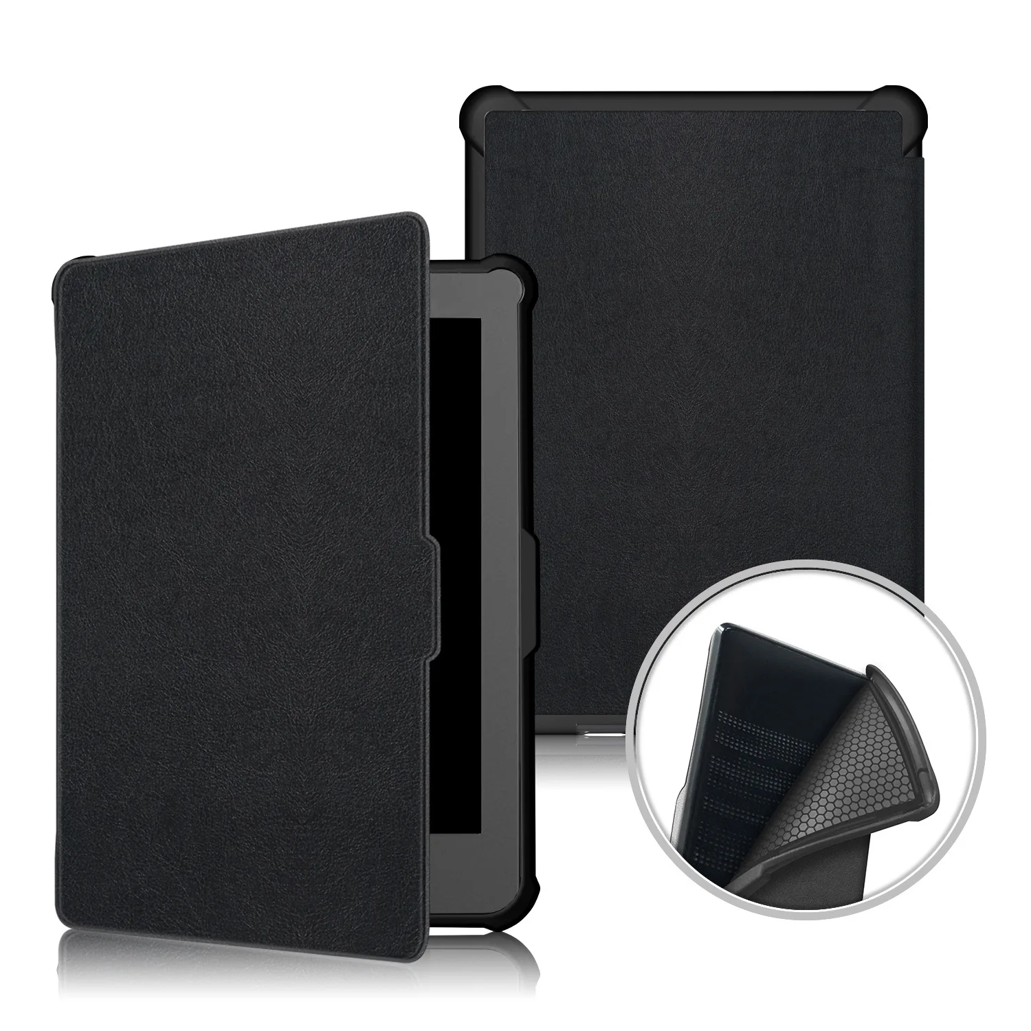 Tablet Case Cover Leather For Kobo Clara Hd 6 Inch Covers Pu Shockproof Rotating Kickstand Holder Myc182 Laudtec