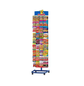 Haribo Candy Display Rack - 8-Tier Freestanding Snack & Candy