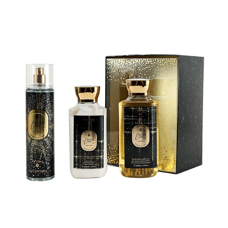 Vl90626 295ml Long Lasting Fragrance Shower Gel Body Mist&236ml Cream Body Lotion&250ml