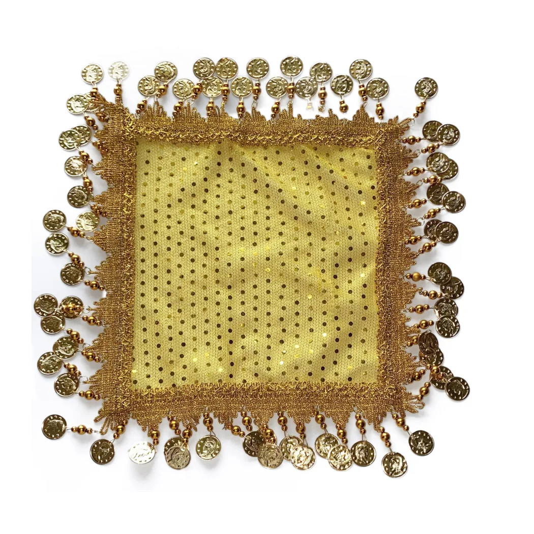 Customized Shiny Mesh Sequin Scarf US-Euro Assyrian Yalikhta Wedding Bridal  Handkerchief
