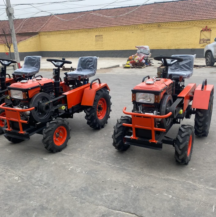 Farm Tractor Machine New 4x4 Wheel 8hp 12 hp 15hp 18hp 20hp Mini Tractor for Farm Agriculture Machine Made in China