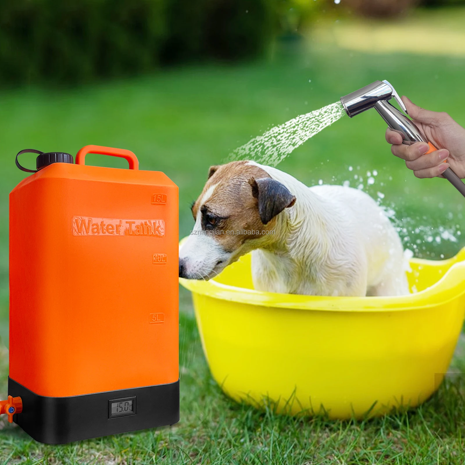 2024 New 5 Gallon Silicone Tank Outdoors Camping Pressure Shower