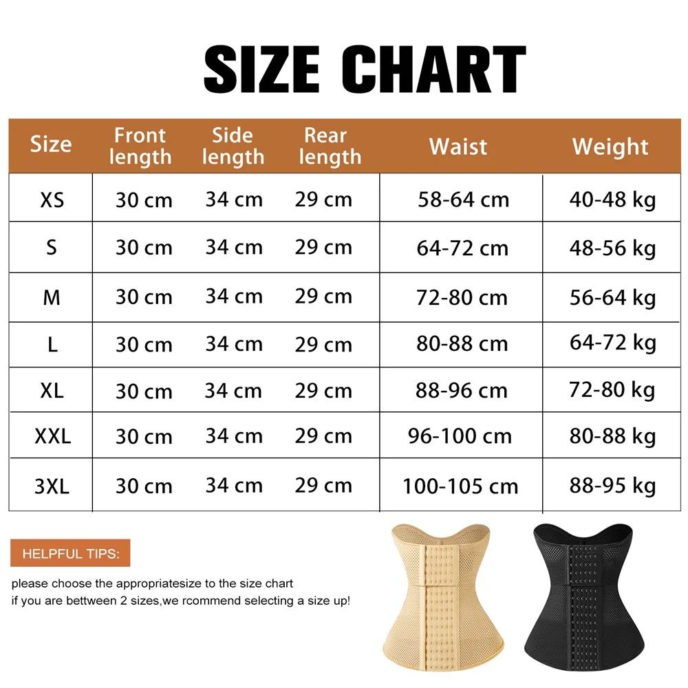 Waist Trainer Shaperwear Tummy Control Shaper Waist Cincher Trimmer Belt Double Trimmer Shaping Wrap Girdle Full Body Corset